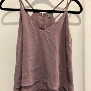 LILAC charlotte russe womens two layer tank top
